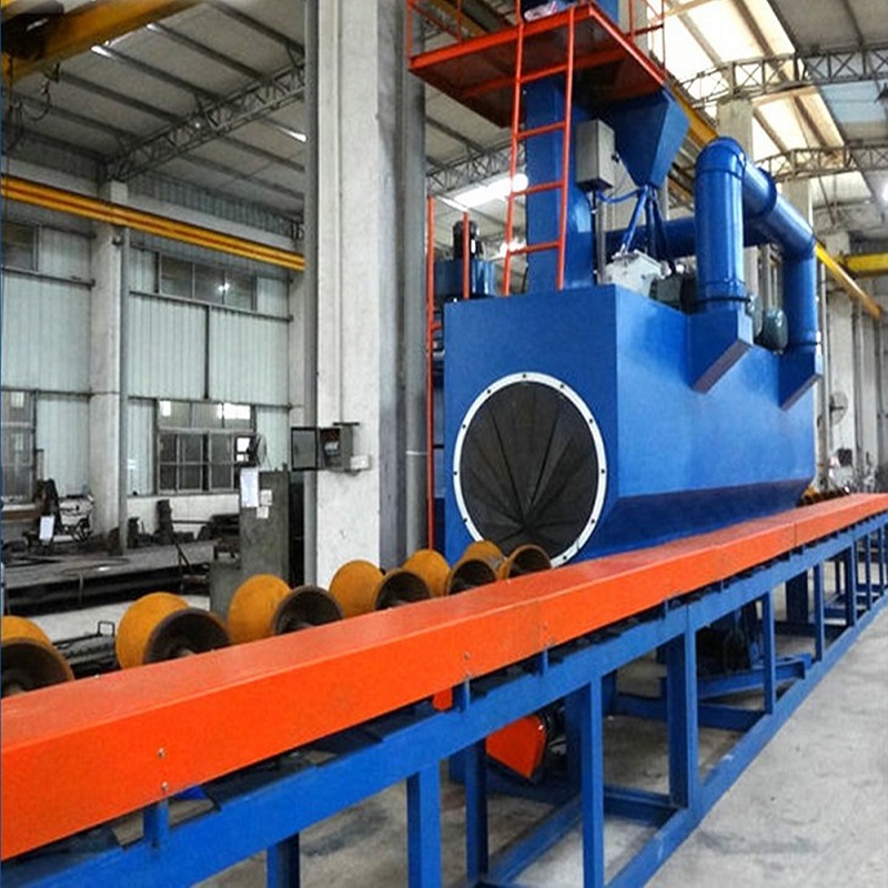 China OEM Q36 Turntable Shot Peening Machine - Steel Pipe Internal & External Shot Blasting Cleaning Machines – DX-BLAST