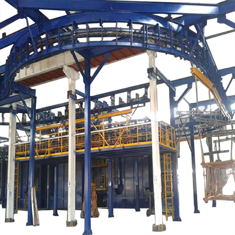 Europe style for Plate Blasting - Continuous Monorail Hanger Shot Blasting Machines – DX-BLAST